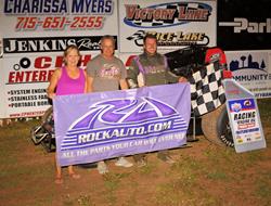 High Flying Cam Shafer races to Win at Rice Lake
