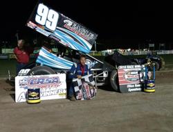 KISER TAKES THE #99 TO VICTORY LANE AT UTICA-ROME