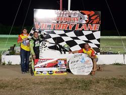 Lucas & Townsend Take The Checkers at Big O Speedw