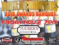 NEXT EVENT: 2018 Awards Banquet Friday Nov. 2 7pm