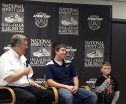 Sprint Car 101 at the National Sprint Car Hall of Fame. With special guest Dillon.