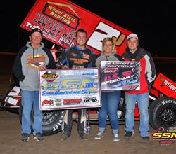 Blurton Records First Feature Victory of the Season at U.S. 30 Sp