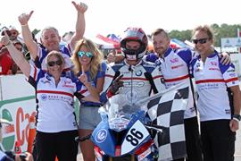 YOUNG CLINCHES FIRST SUPERBIKE WIN IN EP