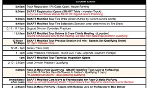 Smart Modified Tour invades Anderson Motor Speedway