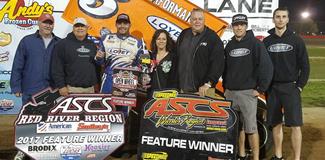 Brad Loyet Off The Final Turn Wins ASCS Regio