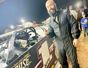 Jesse Enterkin claimed his first-career 604 Late Model victory on March 31, 2023 at Buckshot Speedway (Clanton, Ala.)