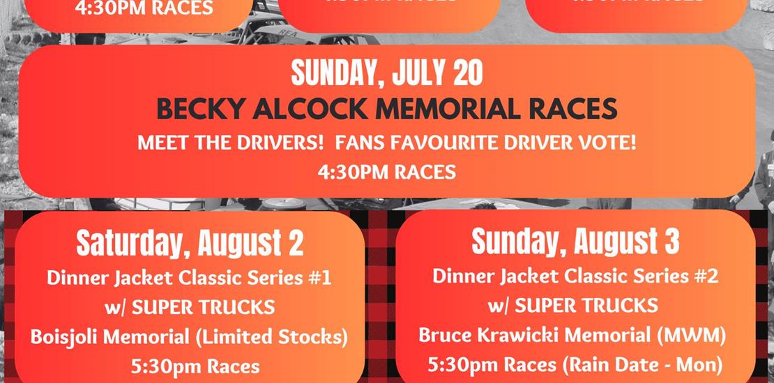 2025 Lake of the Woods Speedway Schedule