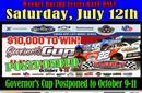 Governor’s Cup Postponed to October 9th-11th, Week...