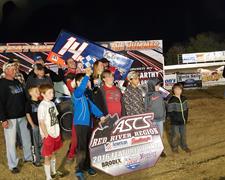 Kyle Bellm Wins A Thriller With ASCS Red Rive