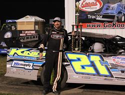 Harris tops late models, DeVilbiss scores first Be