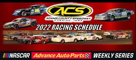 Adams County Speedway Releases 2022 Schedule
