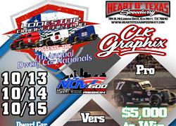 7th Annual Dwarf Car Nationals $5000 to win Pros and $1500 to win VERS and added NOW 600 non wing and Restrictor Class
