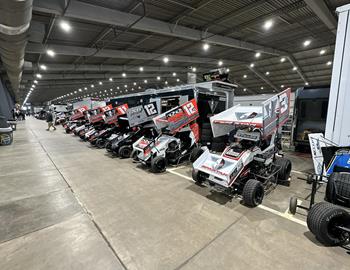 The RS12 Motorsports team in the pits at the SageNet Center (Tulsa, OK) for the 39th annual Tulsa Shootout.