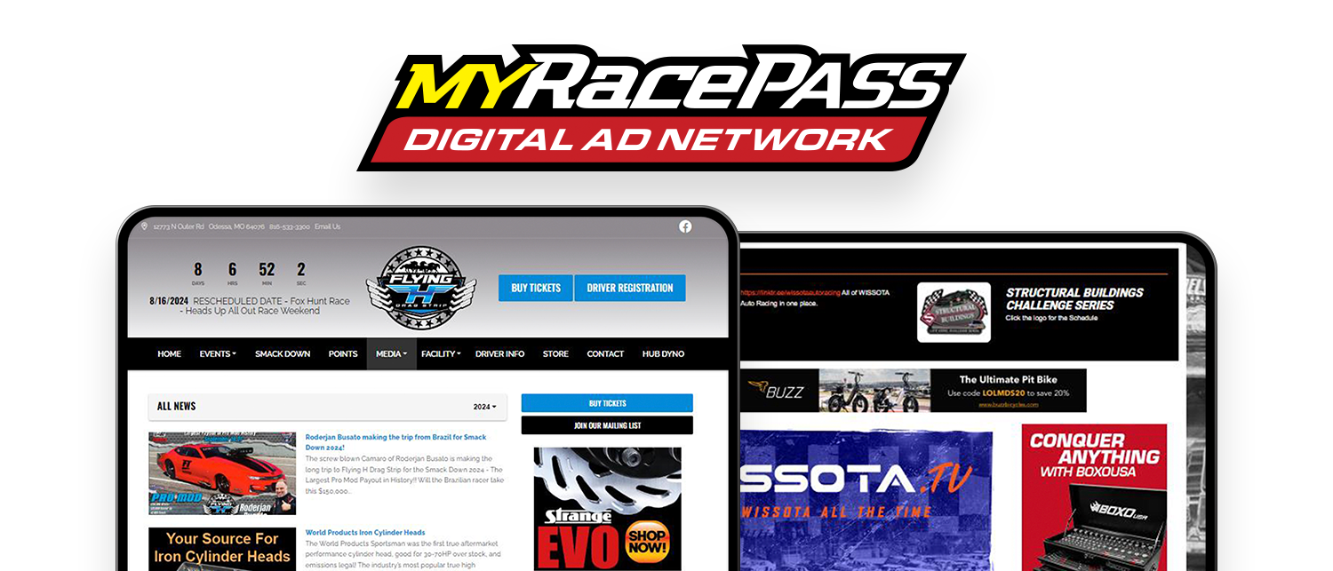 MyRacePass Digital Ads