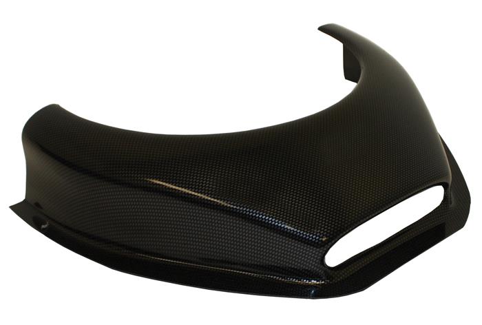 Dominator Open-Nose Standard Hood Scoop, Carbon Fiber - Circle Track and Oval Track Parts For 