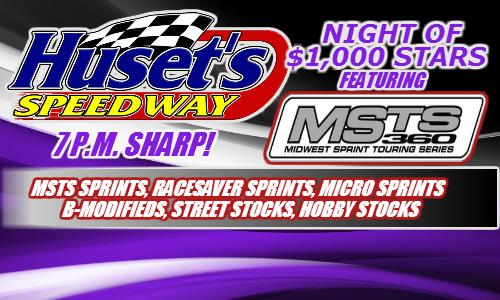 $1,000 Stars + MSTS Sprints Sunday!