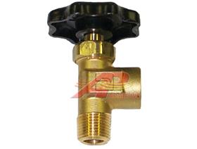 3/8" Female Pipe Thread Manual On/Off Heater Hose Valve With 3/8" Male Pipe Thread
