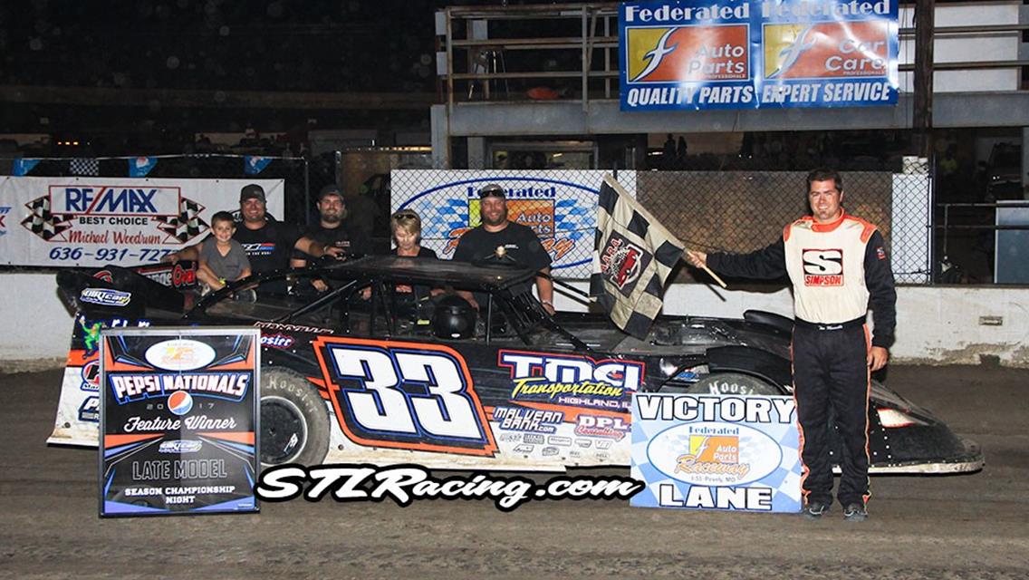 Tim Manville, Michael Long, Robbie Eilers, Troy Medley &amp; Drew Dudash take wins at Federated Auto Parts Raceway at I-55!