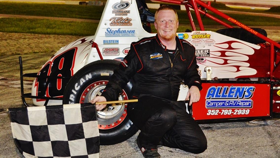 Butler charges to sprint car win at Desoto
