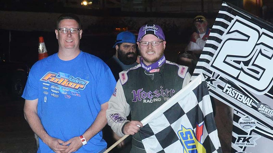 Camp Wins at Macon Speedway In Front of Hometown Crowd