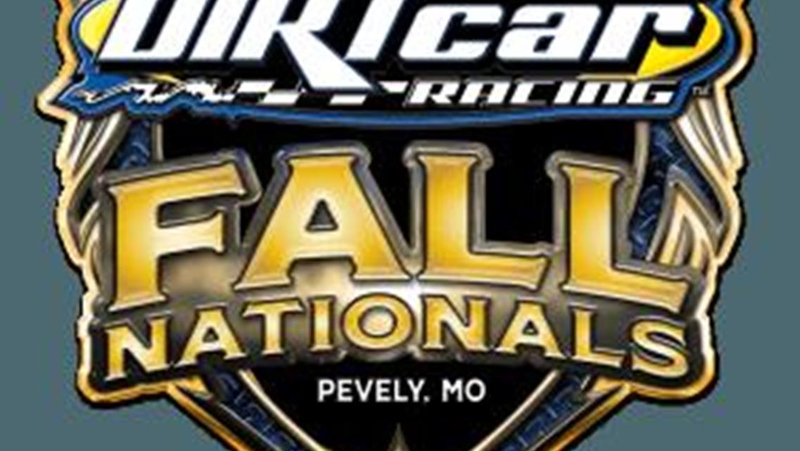 Revised Friday Schedule for DIRTcar Fall Nationals