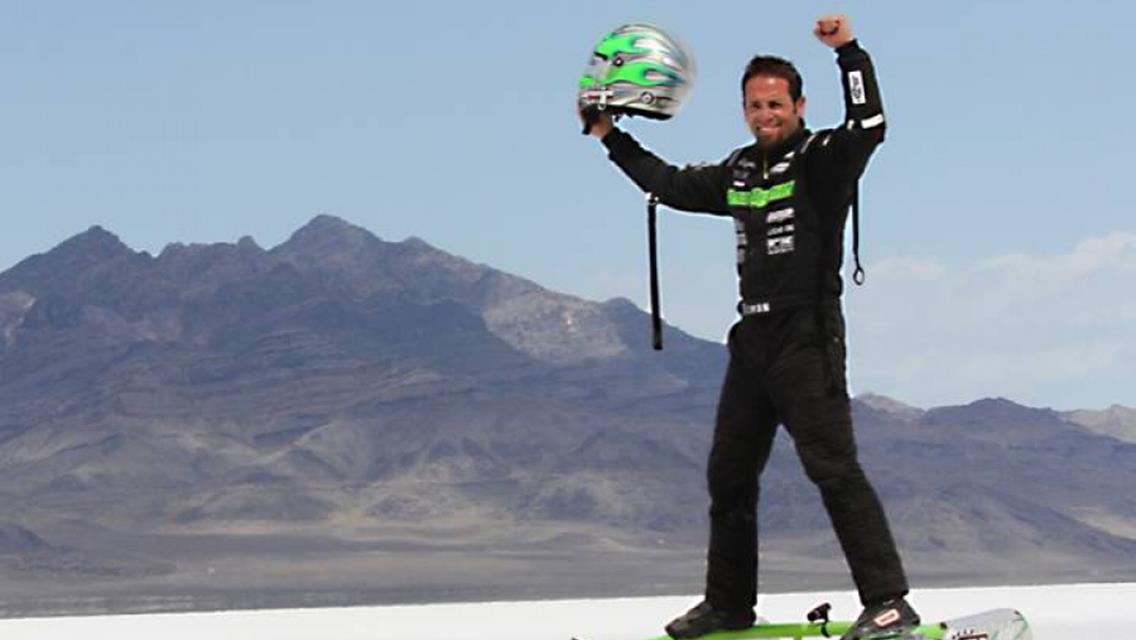 DAMION GARDNER GOES WELL PAST THE 200-MPH BARRIER IN SPRINT CAR AT BONNEVILLE!