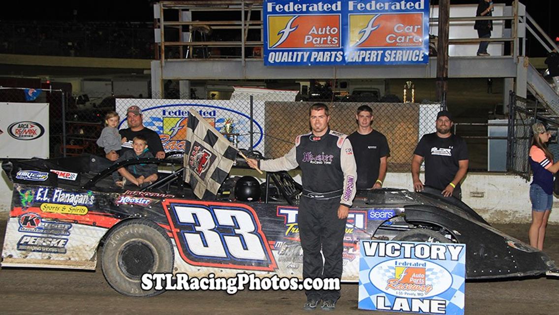 Tim Manville, Rick Conoyer, Darron Forrest, Troy Medley &amp; Dallas Lugge take wins at Federated Auto Parts Raceway at I-55