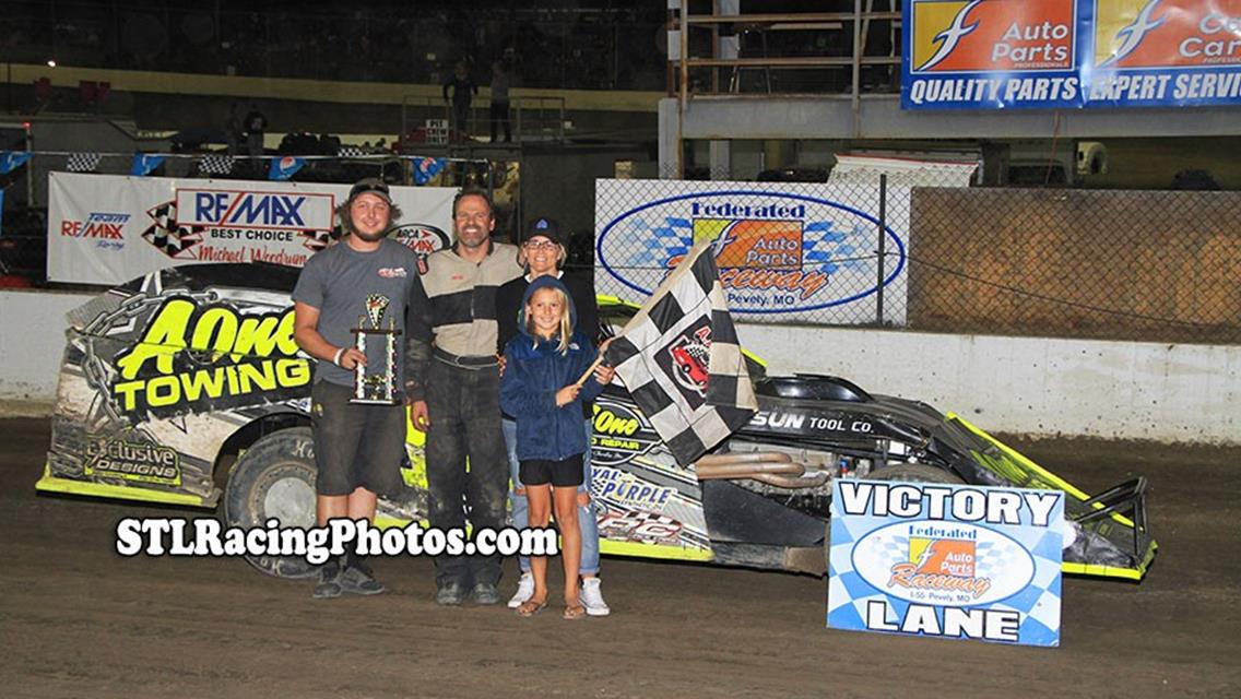 Rick Conoyer, Josh Russell, Troy Medley &amp; Aaron Garcia take wins at Federated Auto Parts Raceway at I-55