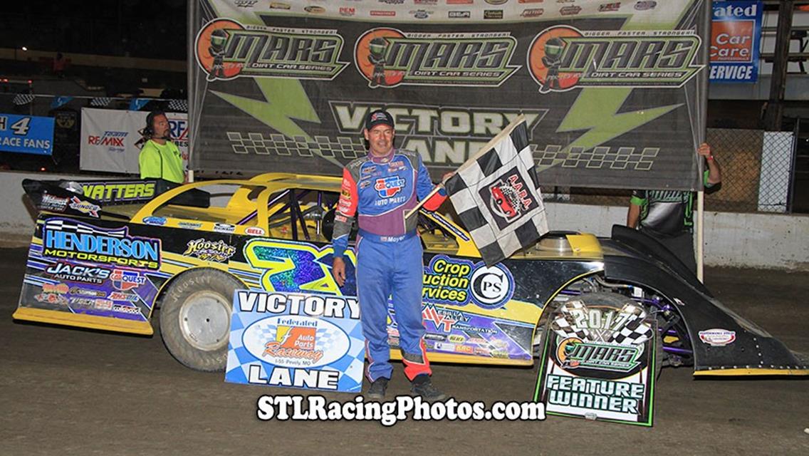 Billy Moyer takes win at Federated Auto Parts Raceway at I-55!
