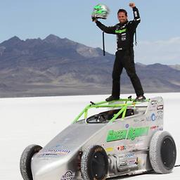 DAMION GARDNER GOES WELL PAST THE 200-MPH BARRIER IN SPRINT CAR AT BONNEVILLE!