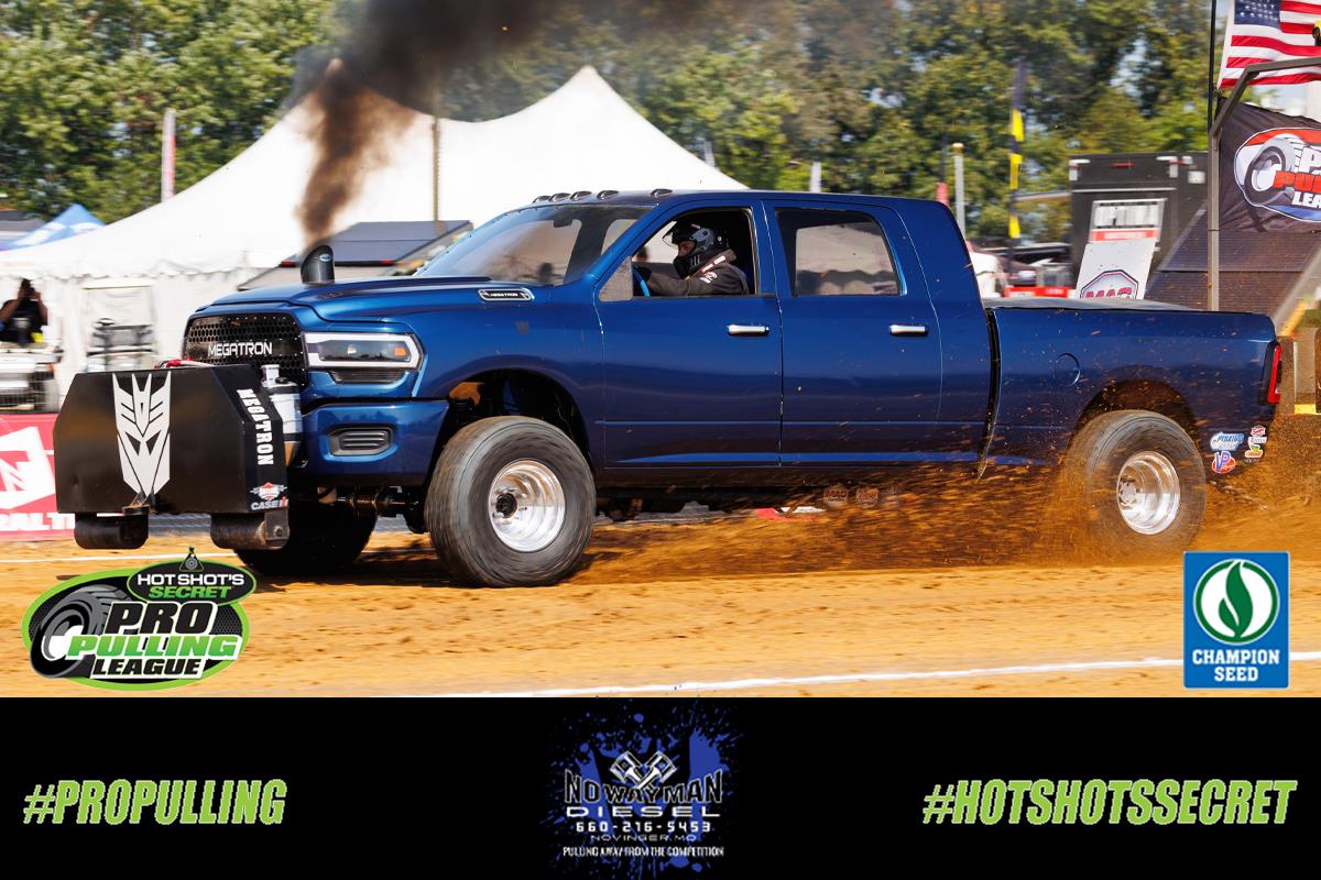 No Way Man Diesel Extends Alliance with Hot Shot's Secret Pro Pulling League for Third Year