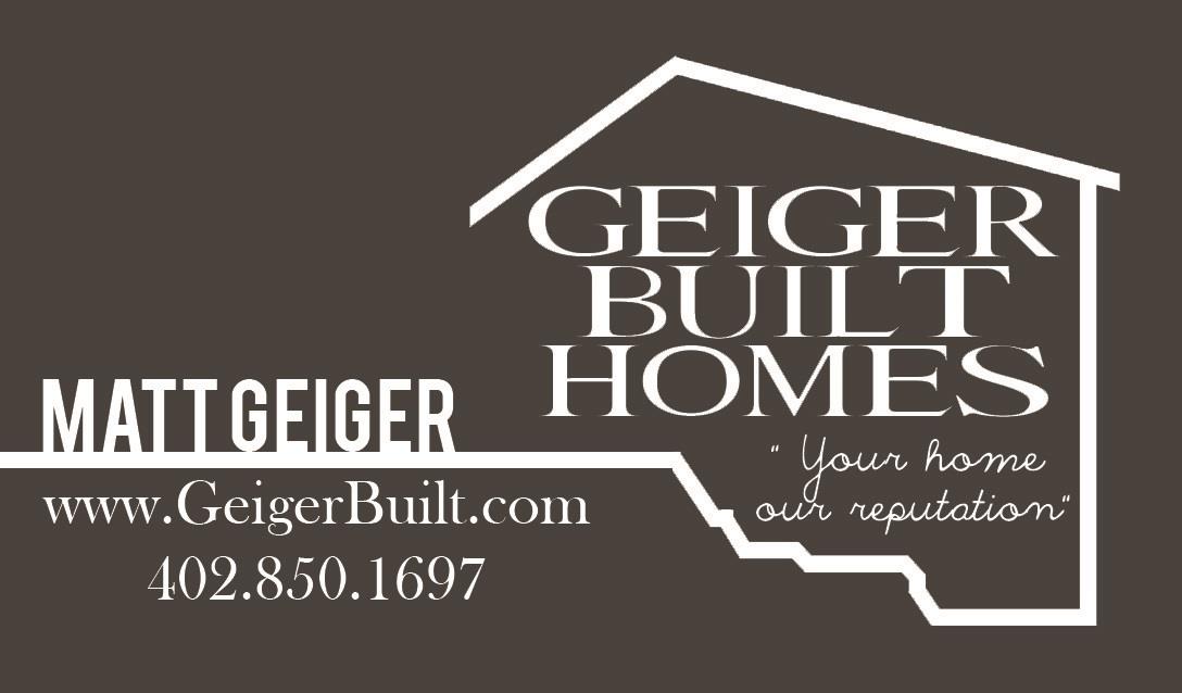 Welcome back Geiger Built Homes as the 2021 Cage Amateur Class Sponsor