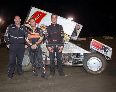 Jonathan Allard opens KWS season in victory lane at Antioch Speedway