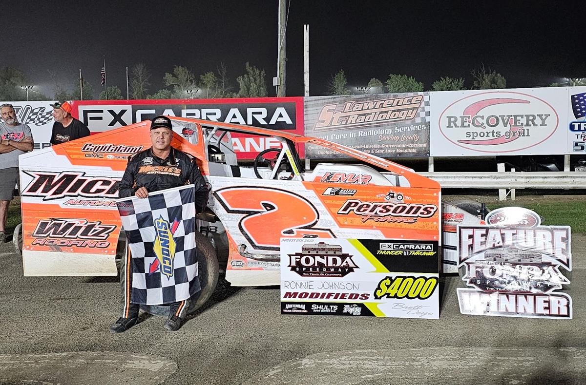 JOHNSON, EDWARDS, & JOSLIN WIN THUNDER ON THE THRUWAY EVENTS AT FONDA