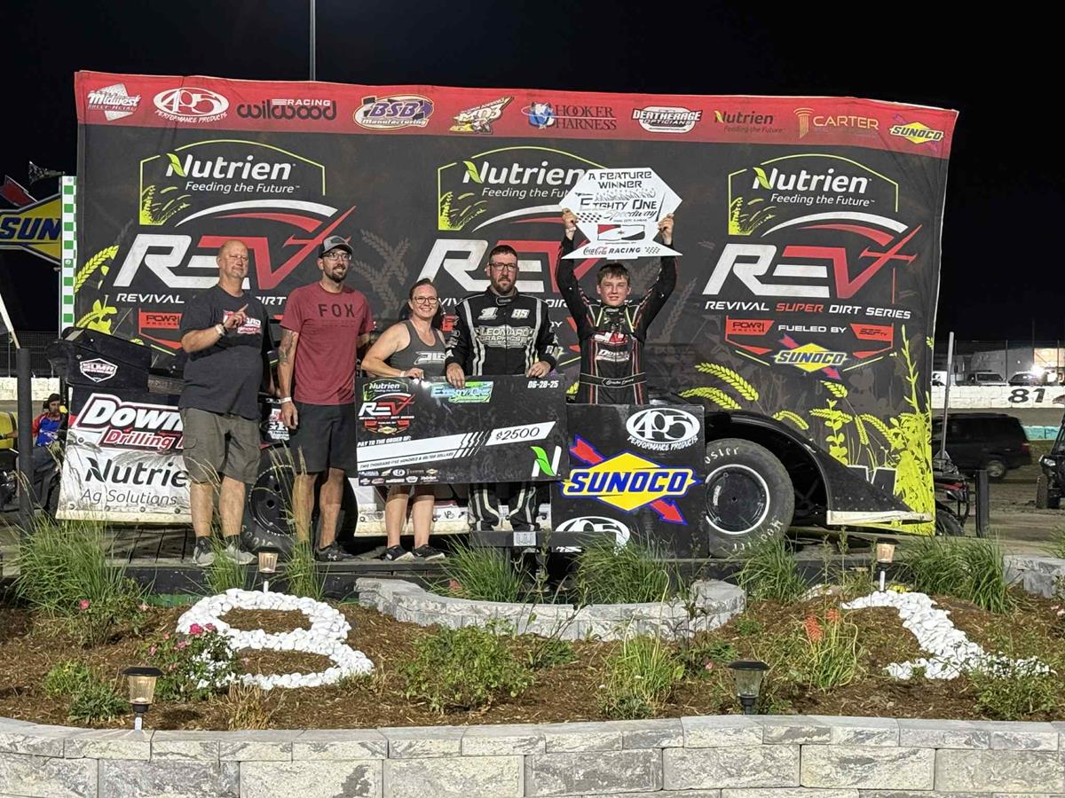 Josh Leonard Takes West Weekend Wins with REV Super Late Models