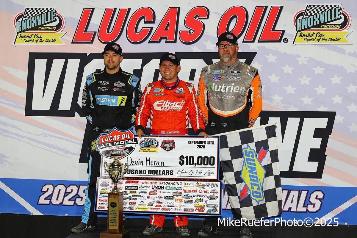 Knoxville Raceway (Knoxville, IA) – Lucas Oil Late Model Dirt Series – Knoxville Nationals – September 18th-20th, 2025. (Heath Lawson photo)