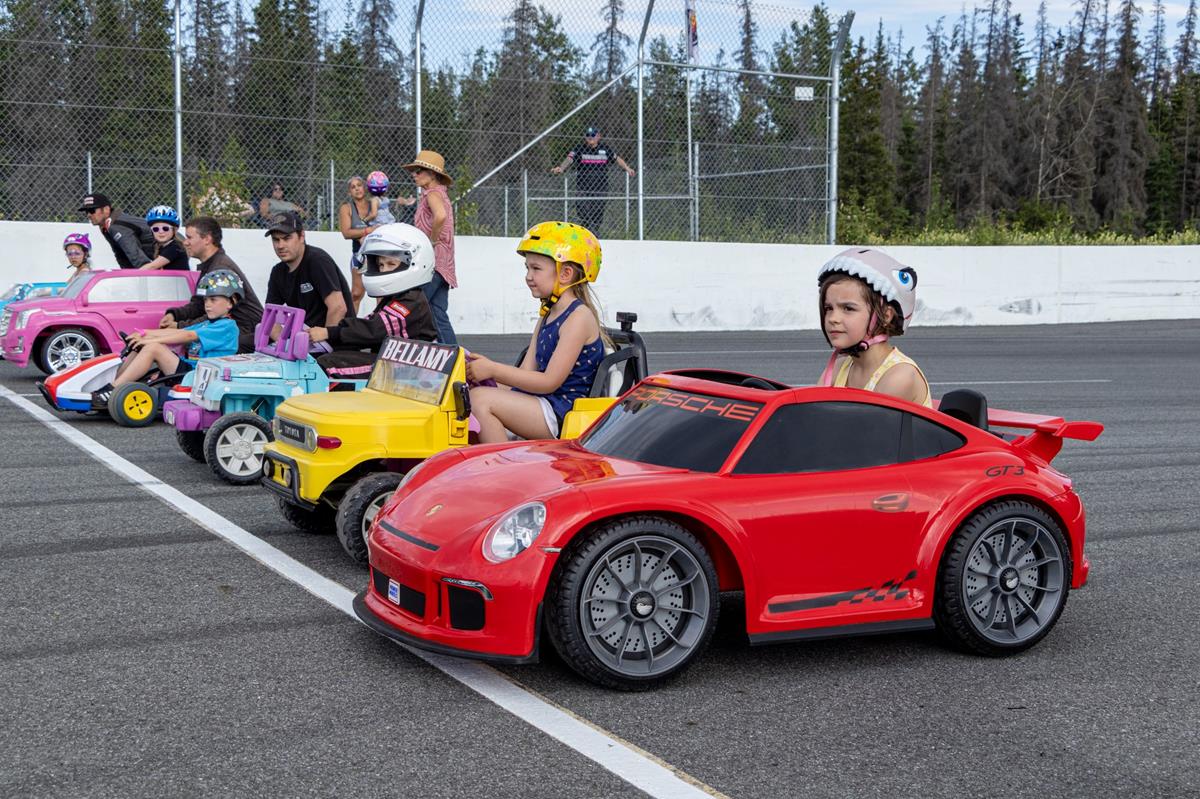 NASCAR & NHRA races featuring Kids Power Wheels Races this weekend!