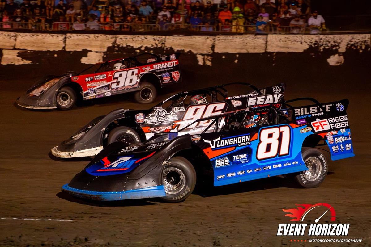 Fairbury Speedway (Fairbury, IL) – World of Outlaws Real American Beer Late Model Series – Prairie Dirt Classic – July 25th-26th, 2025. (Event Horizon Photography)