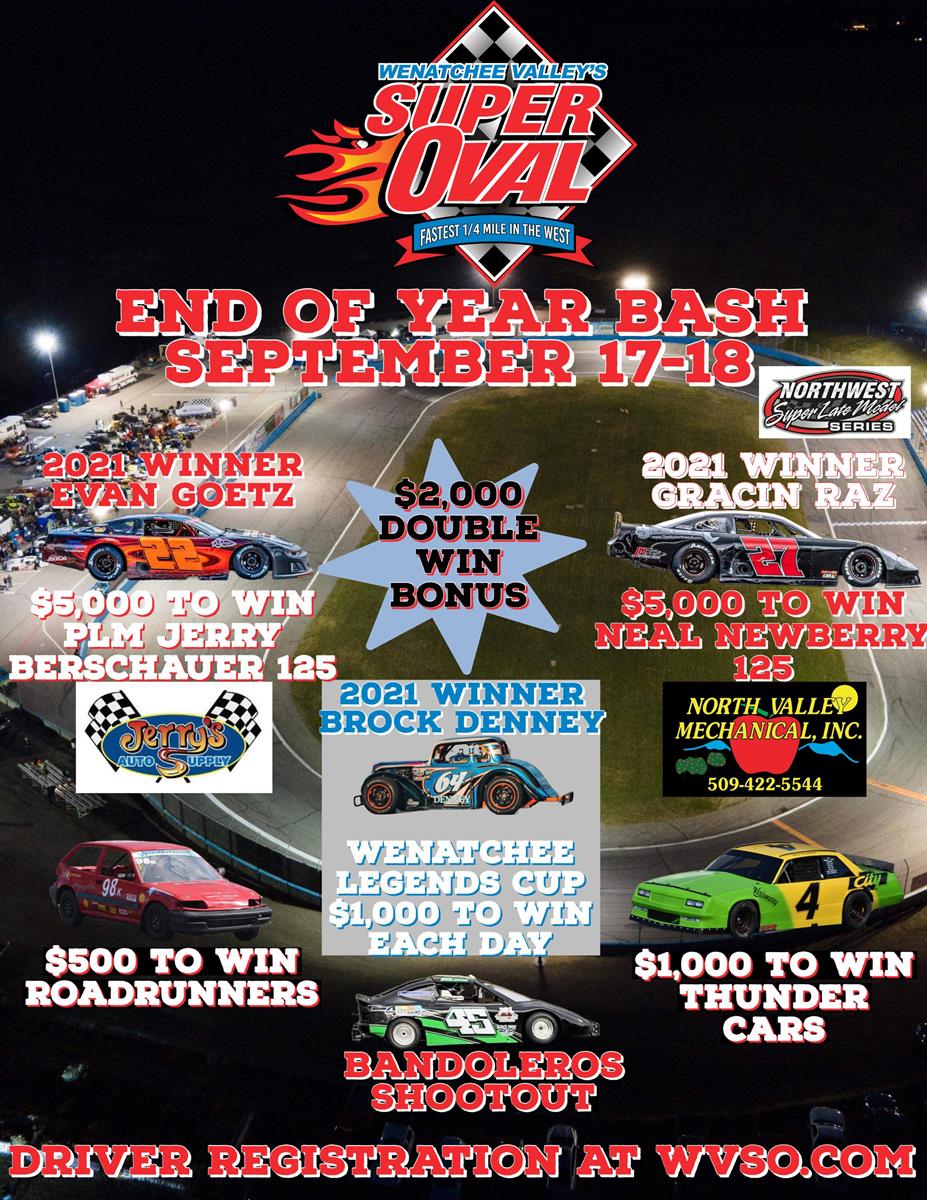 End of the Year Bash Schedule &amp; More