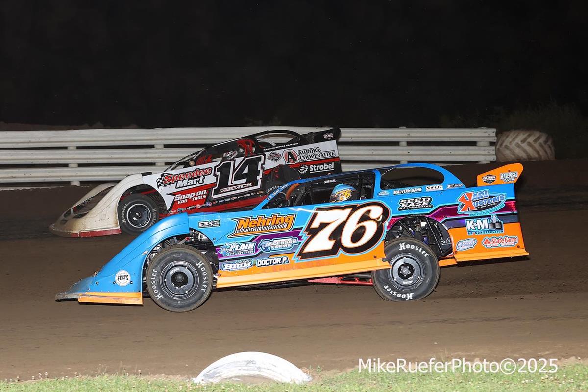 Marshalltown Speedway (Marshalltown, IA) – Malvern Bank East Series – Dale DeFrance Memorial – August 22nd, 2025. (Mike Ruefer photo)