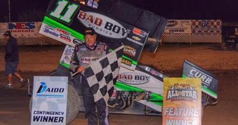 “King Kinser” Wins Against the All Stars at I-96 Speedway and Ends Blaney’s Win Streak