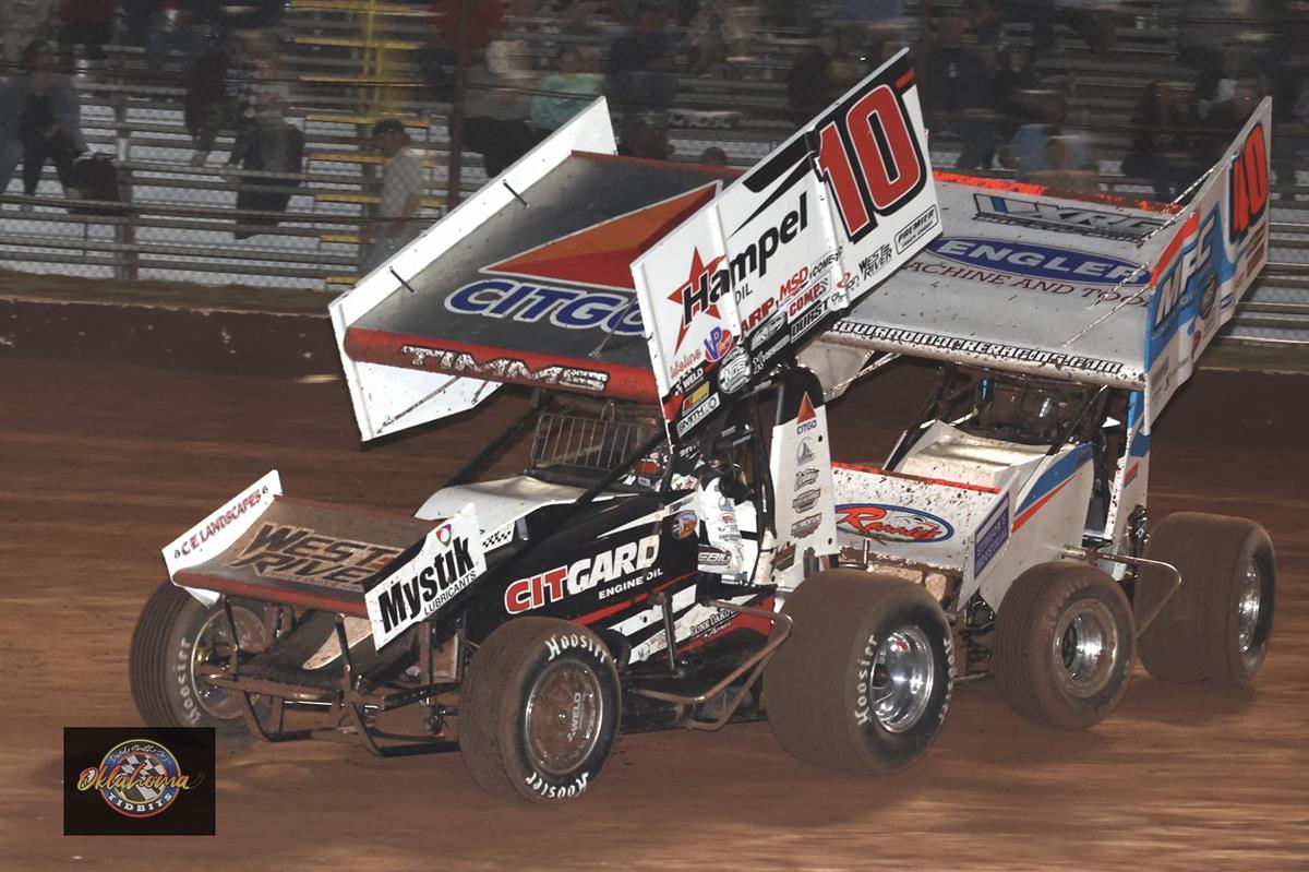 Lawton Speedway (Lawton, OK) – World of Outlaws NOS Energy Drink Sprint Car Series – Sooner State Showdown – March 28th, 2025. (David Smith Jr. photo)