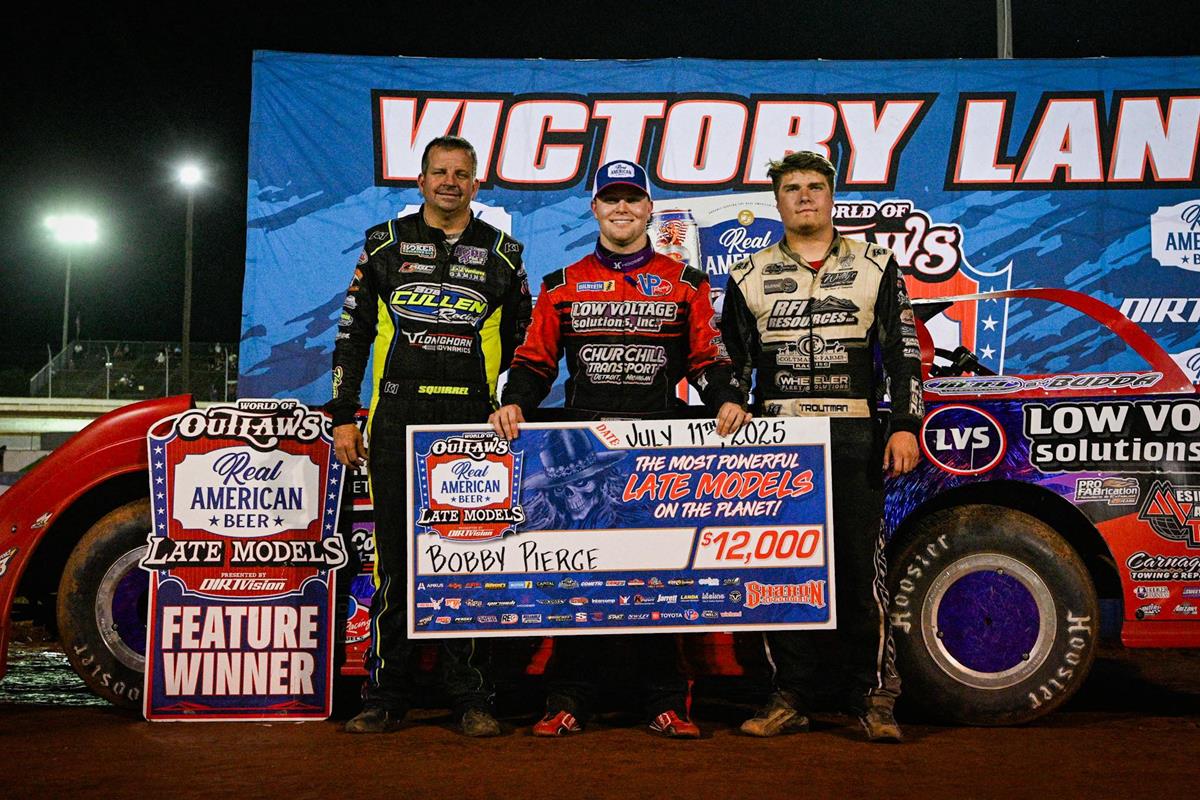 Sharon Speedway (Hartford, OH) – World of Outlaws Real American Beer Late Model Series – Battle at the Border – July 11th-12th, 2025.