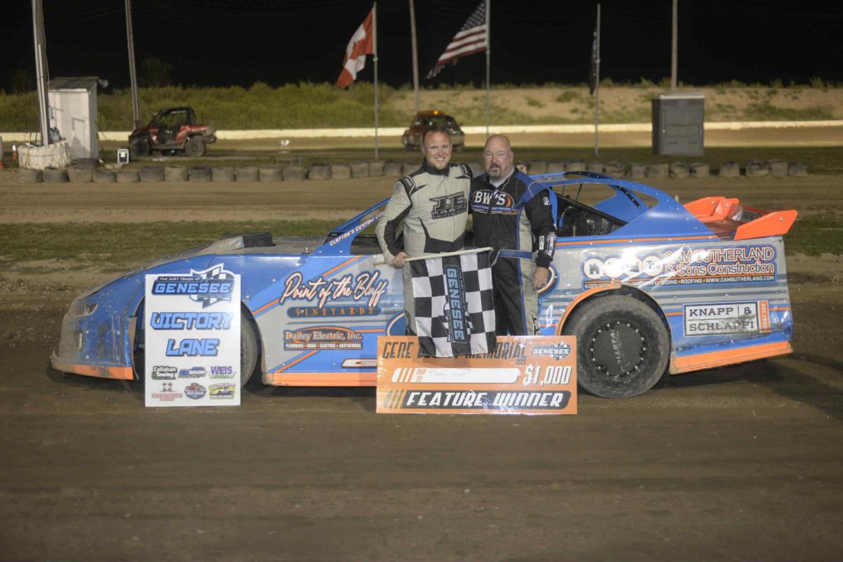 Grant Turns Genesee Upside Down: First Win at the Track, First DeWitt Memorial, Career No. 50