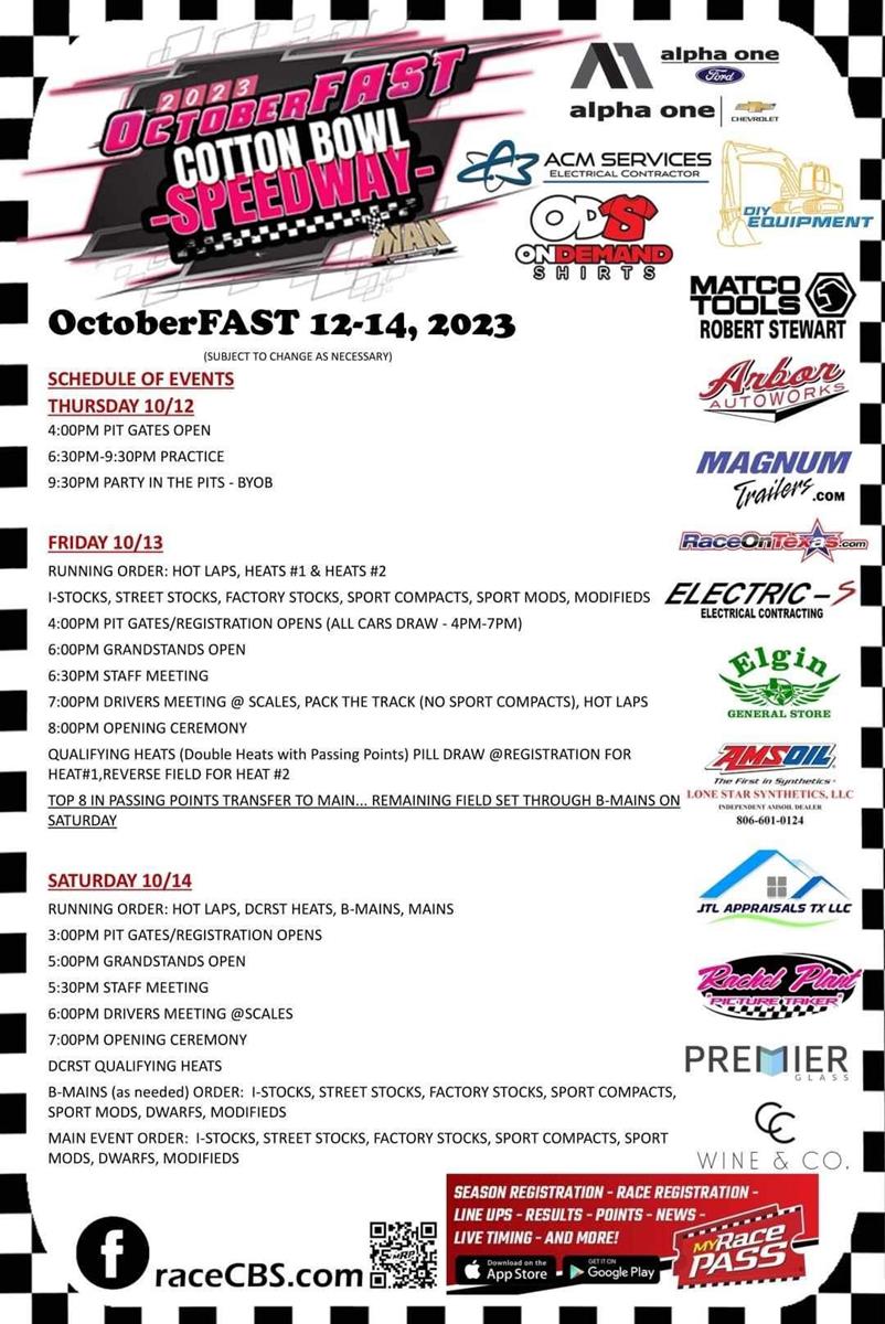 OCTOBERFAST THIS WEEKEND!