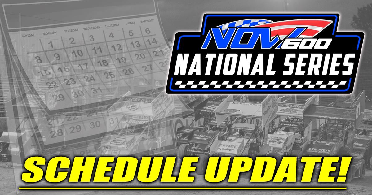 Saturated Grounds and Unfavorable Forecast Postpones NOW600 National Series Event to May 2-3 at Sweet Springs!