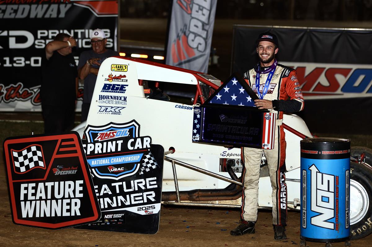 FULL HOUSE for Carson Garretts first-time series win at LPS!