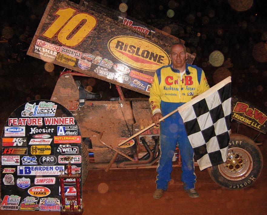 GRAY SCORES LAST LAP SOUTHERN THUNDER WIN AT HARRIS SPEEDWAY