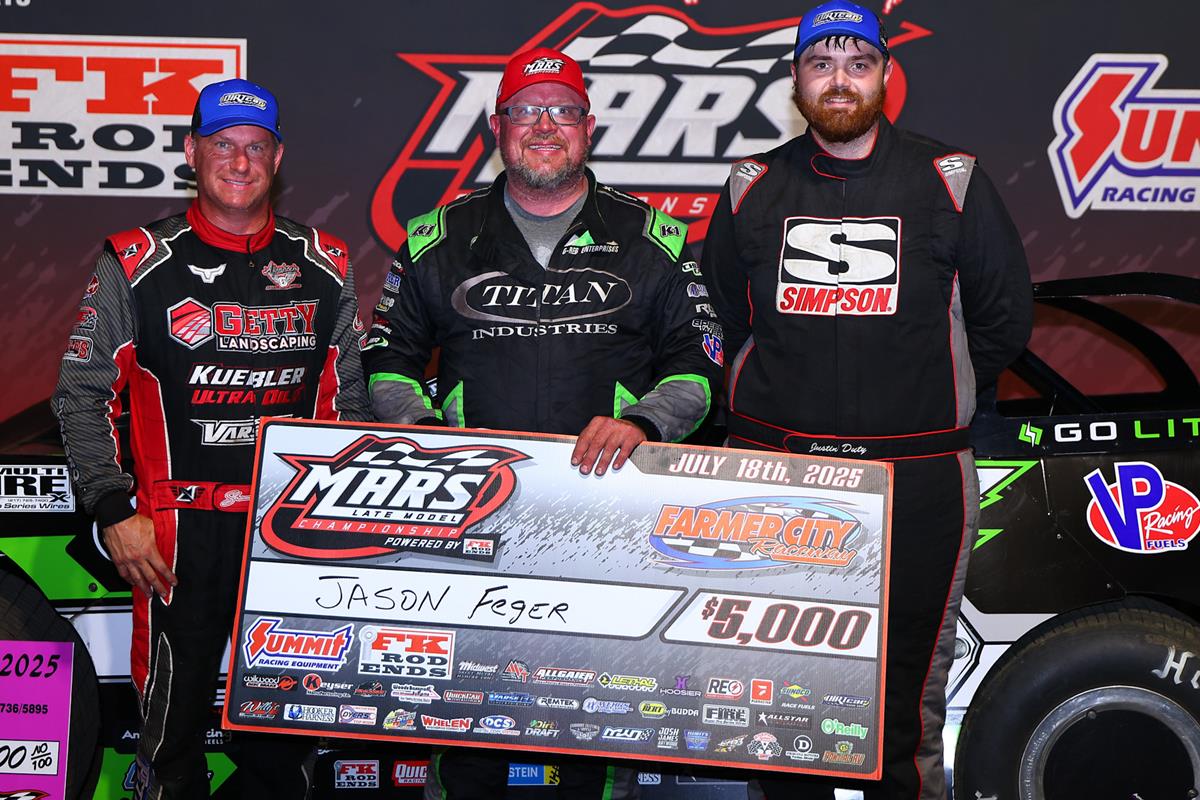 Official Summary of Results July 18, 2025 Farmer City Raceway