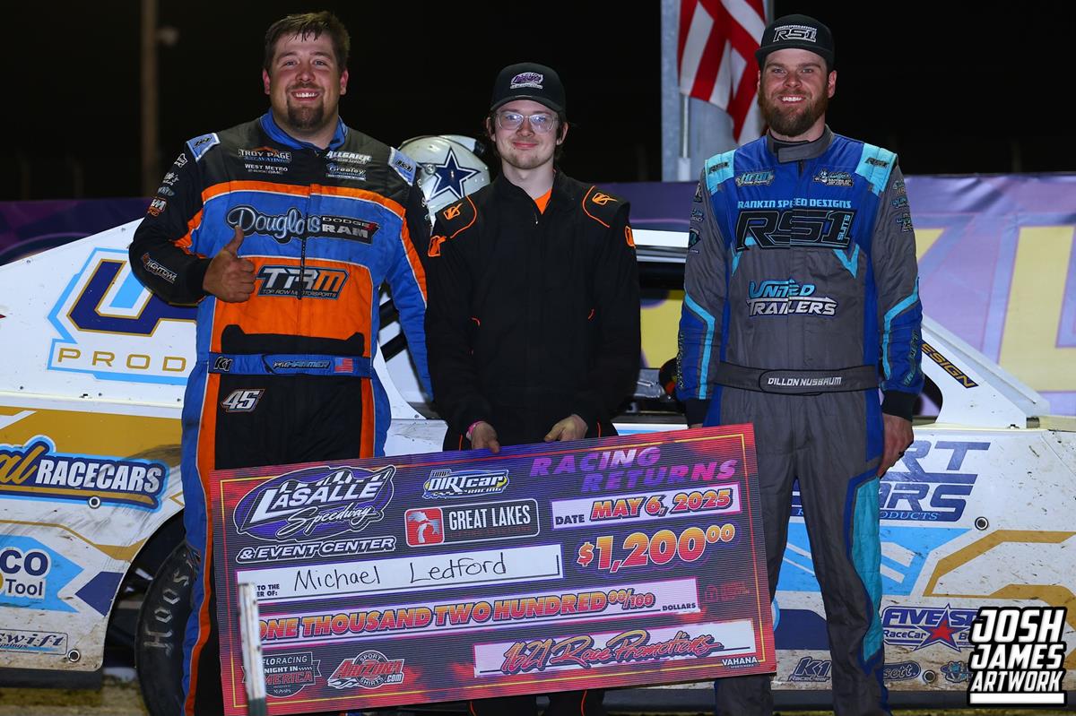 LaSalle Speedway (LaSalle, IL) – FloRacing Night in America – May 6th, 2025. (Josh James Artwork)